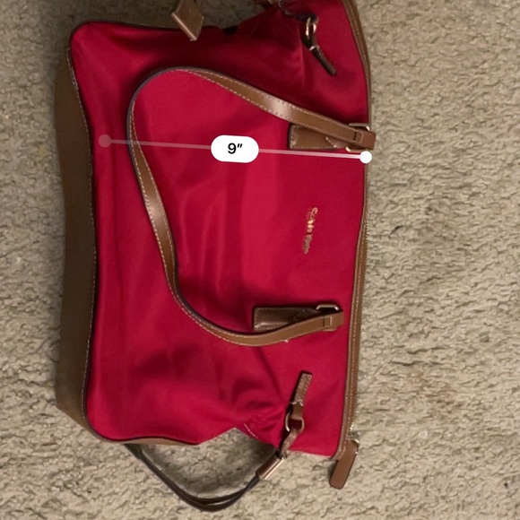 Calvin Klein Red Tote Bag - Picture 5 of 6